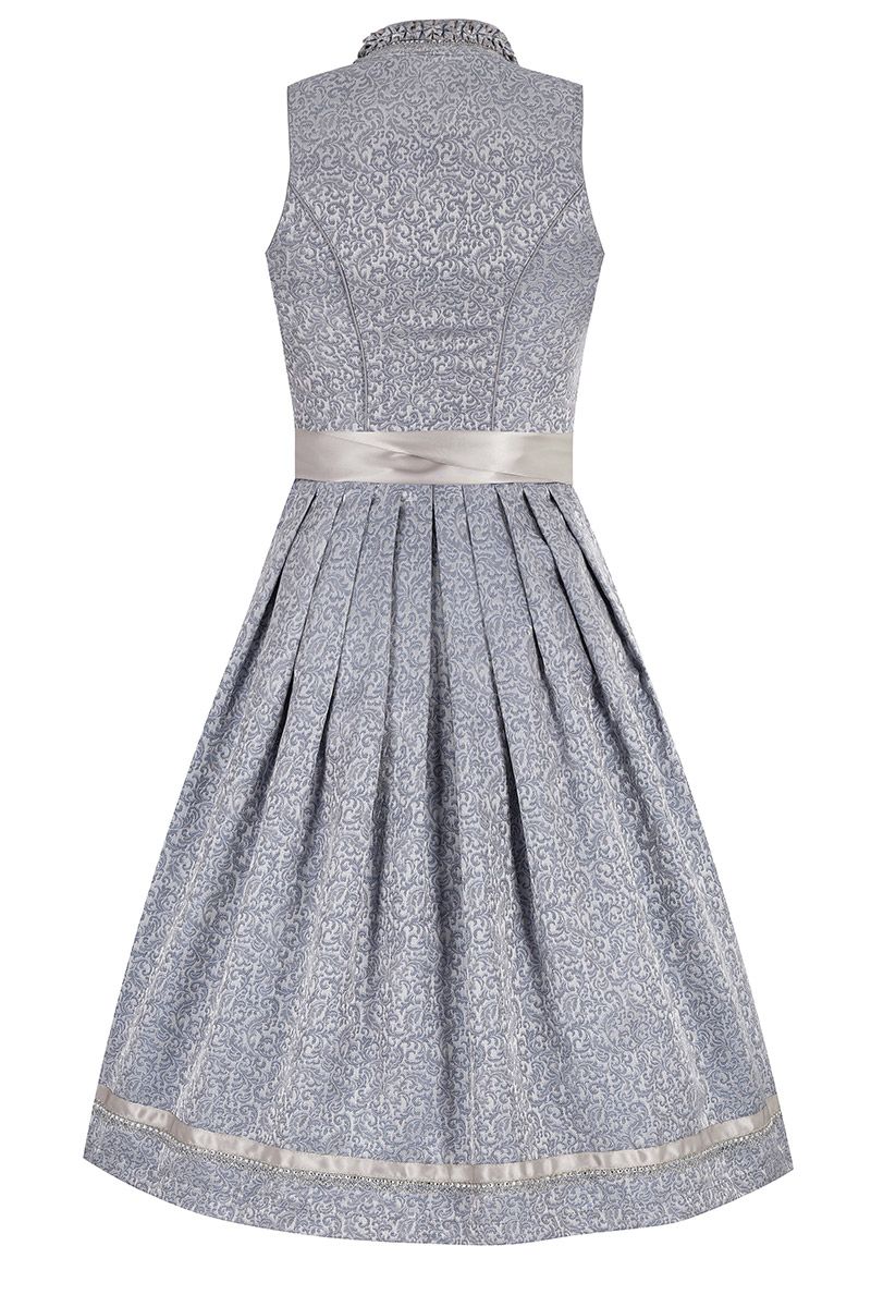Midi Dirndl 65 cm silber grau Taina 012088 MOSER Trachten und Dirndl - Main Image