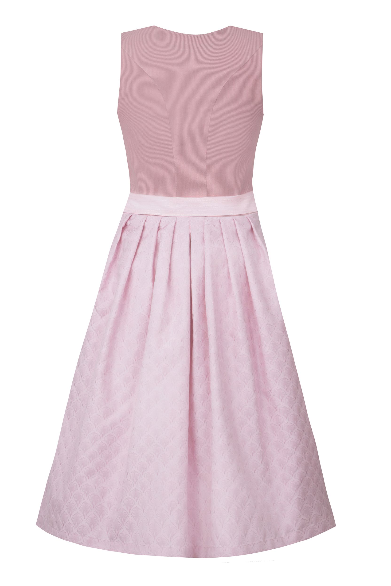 Elegantes rosa Dirndl von MOSER Trachten in hochwertiger Verarbeitung.