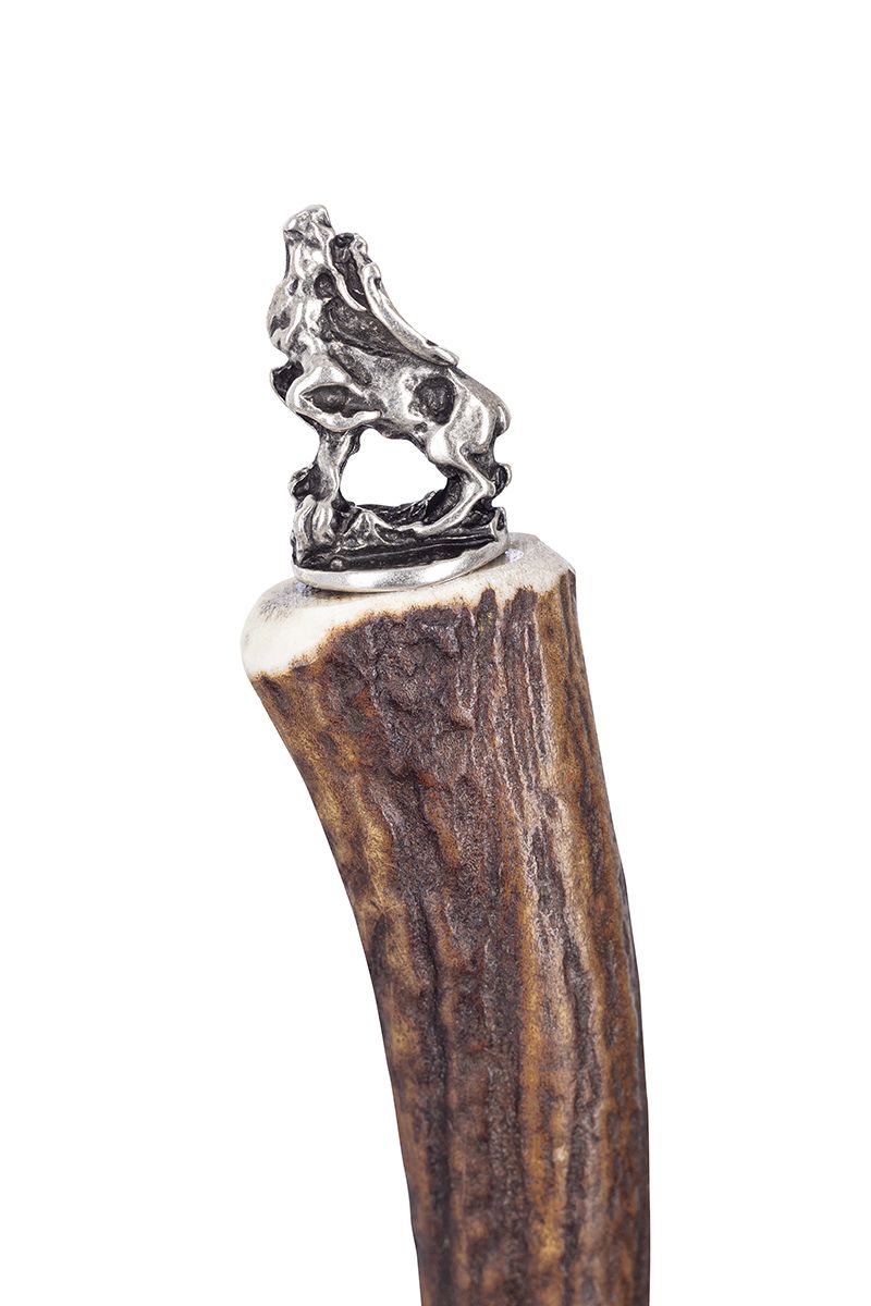 Graues, traditionell gemustertes Trachtenjanker von Moser für Herren in hoher Qualität.