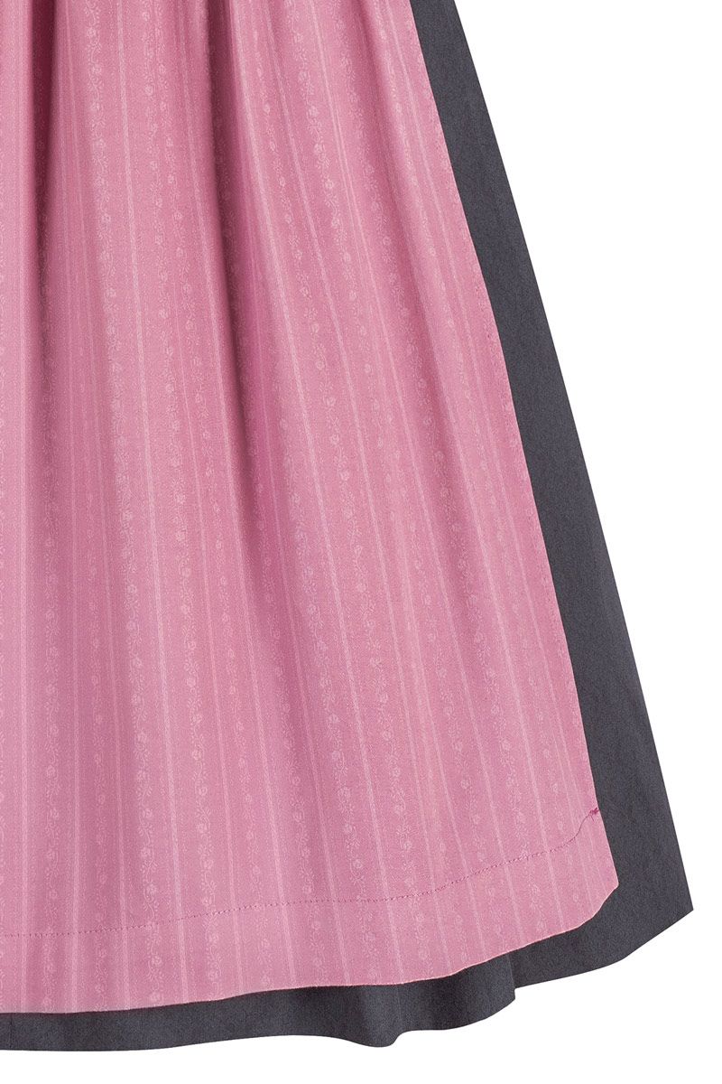 Rosa Faltenrock von MOSER Trachten in feinem, traditionellem Design für Damenmode.