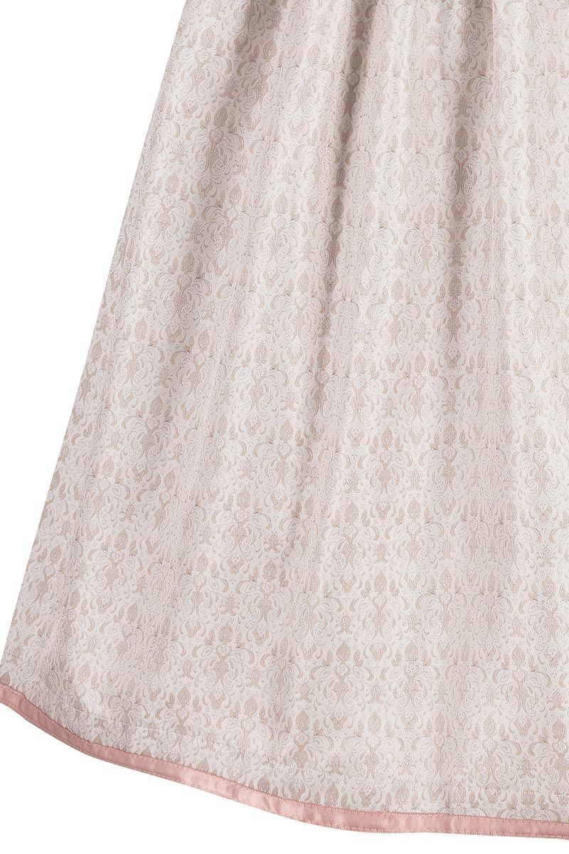 Hochwertiger Dirndlrock in Creme mit feinem Blumenmuster von MOSER Trachten.